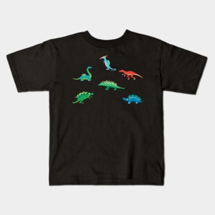 Dinosaurs Hanging Out 2 Kids T-Shirt